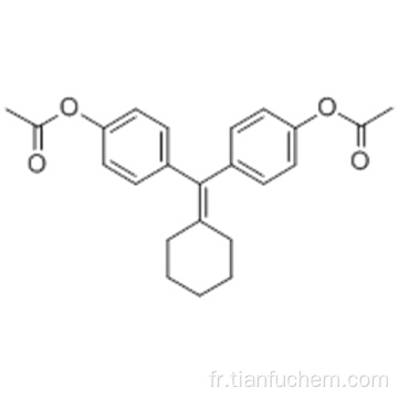Phénol, 4,4 &#39;- (cyclohexylidèneméthylène) bis-, 1,1&#39;-diacétate CAS 2624-43-3